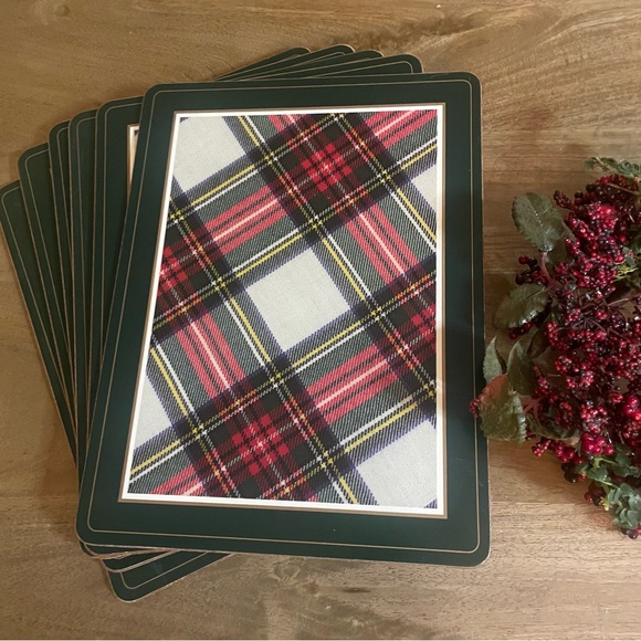 Pimpernel Plaid Placemats - Picture 6 of 6